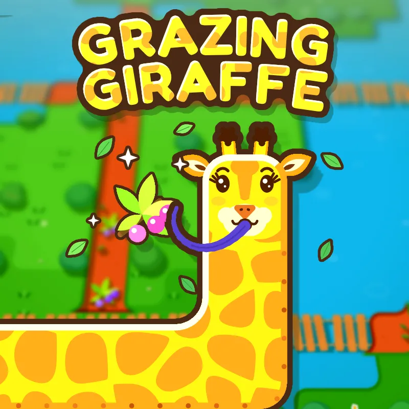 Grazing Giraffe